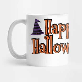 Happy Halloween Spider With Witch Hats Mug